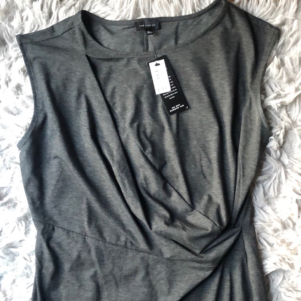 New knit draped dress - Picture 2 of 3